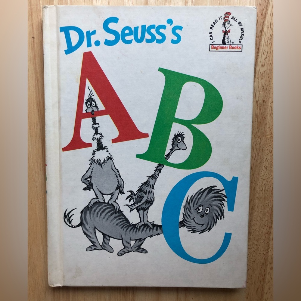 Vintage 1963 Beginner Books Dr. Seuss’s ABC Hardcover Childrens Book
